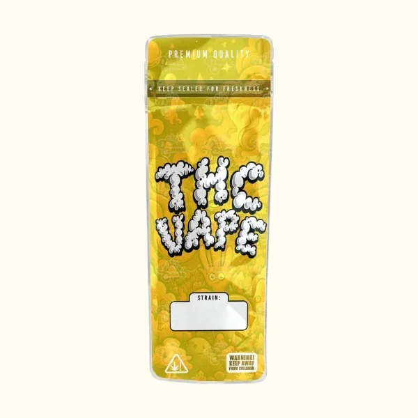 Custom Printed 2.2x4.5" Vape Cartridge Mylar Bags